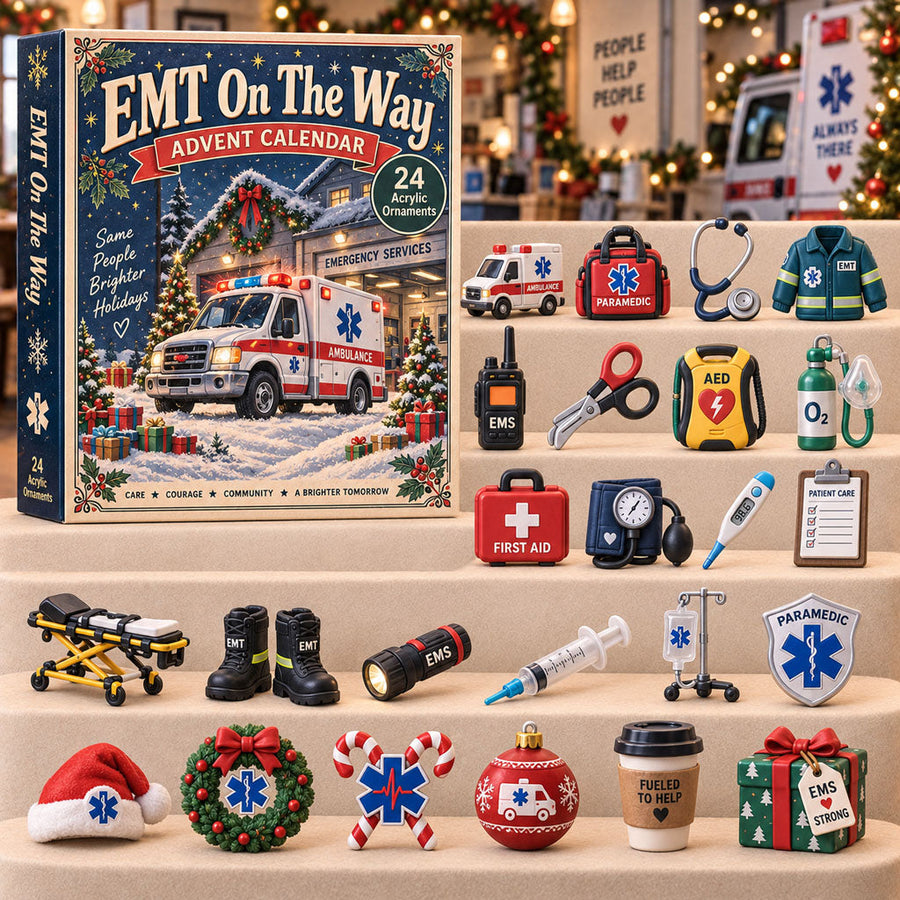 EMT 24-Day Acrylic Ornament Advent Calendar 2026