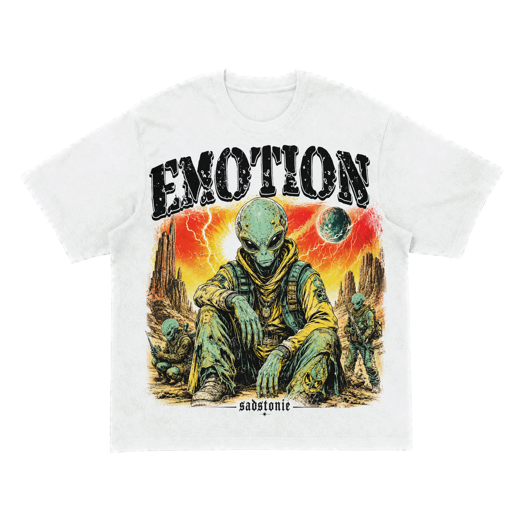 Emotion Alien Sci-Fi Graphic T-Shirt