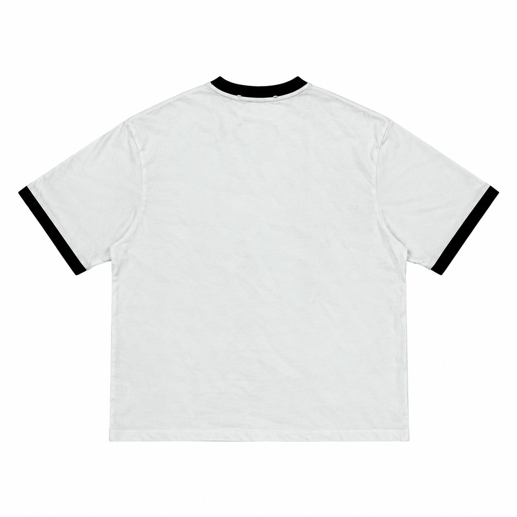 Emotion Lives Forever Graphic Ringer T-Shirt