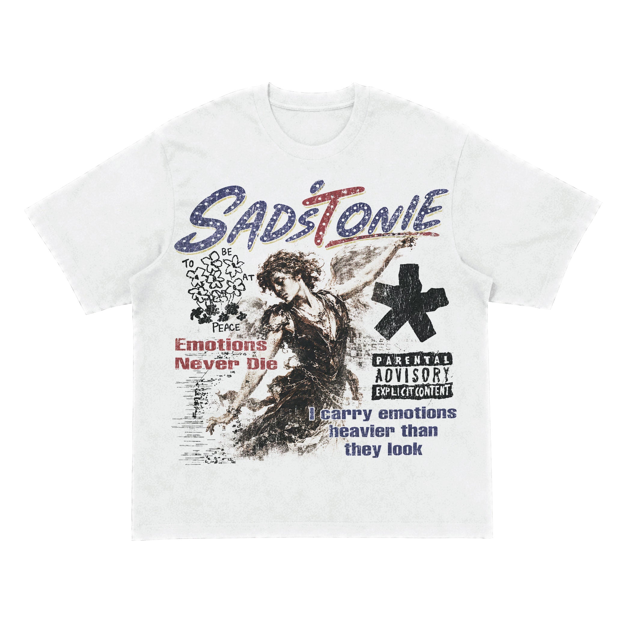 Emotions Never Die Vintage Graphic T-Shirt
