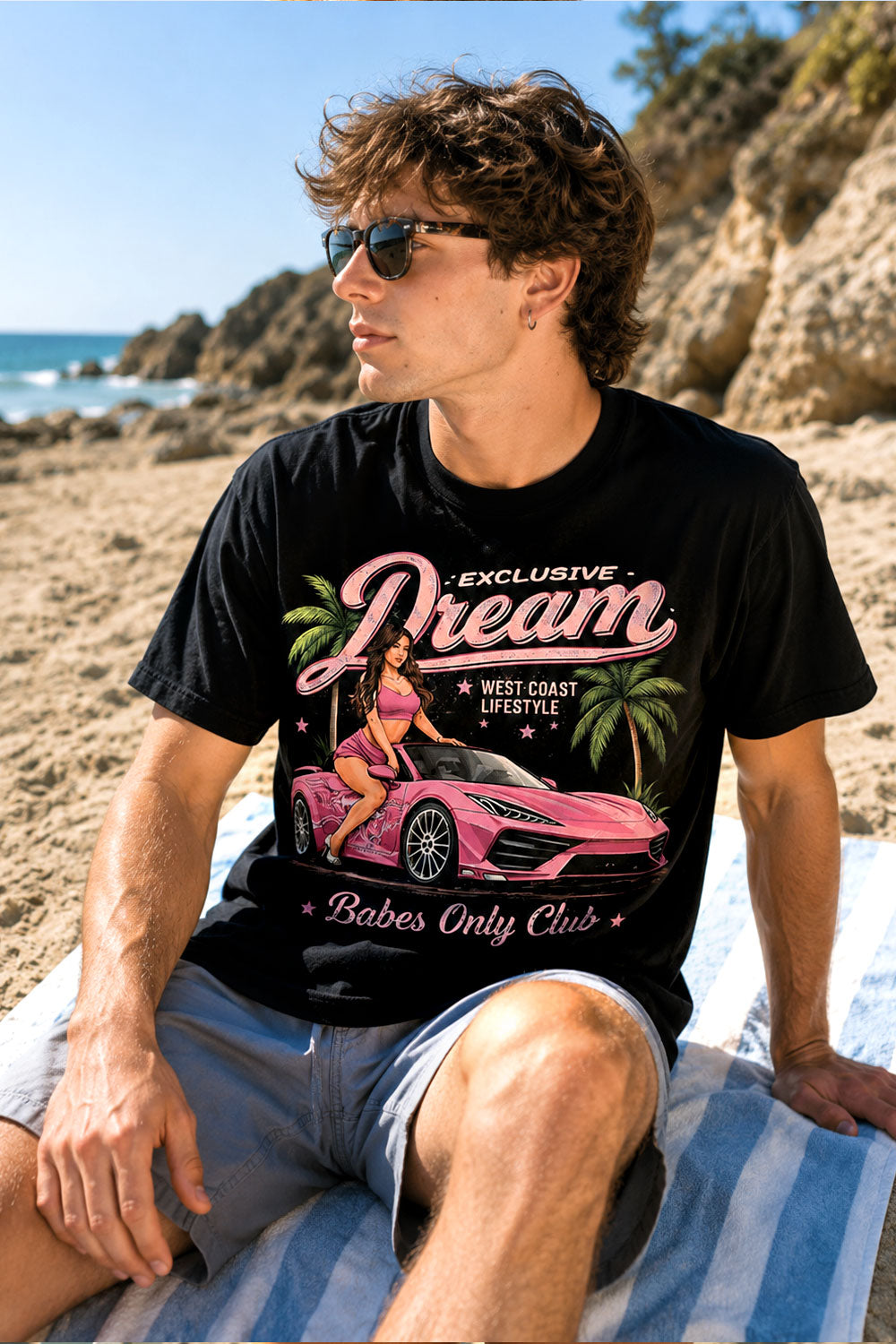 Exclusive Dream West Coast Lifestyle Graphic Tee