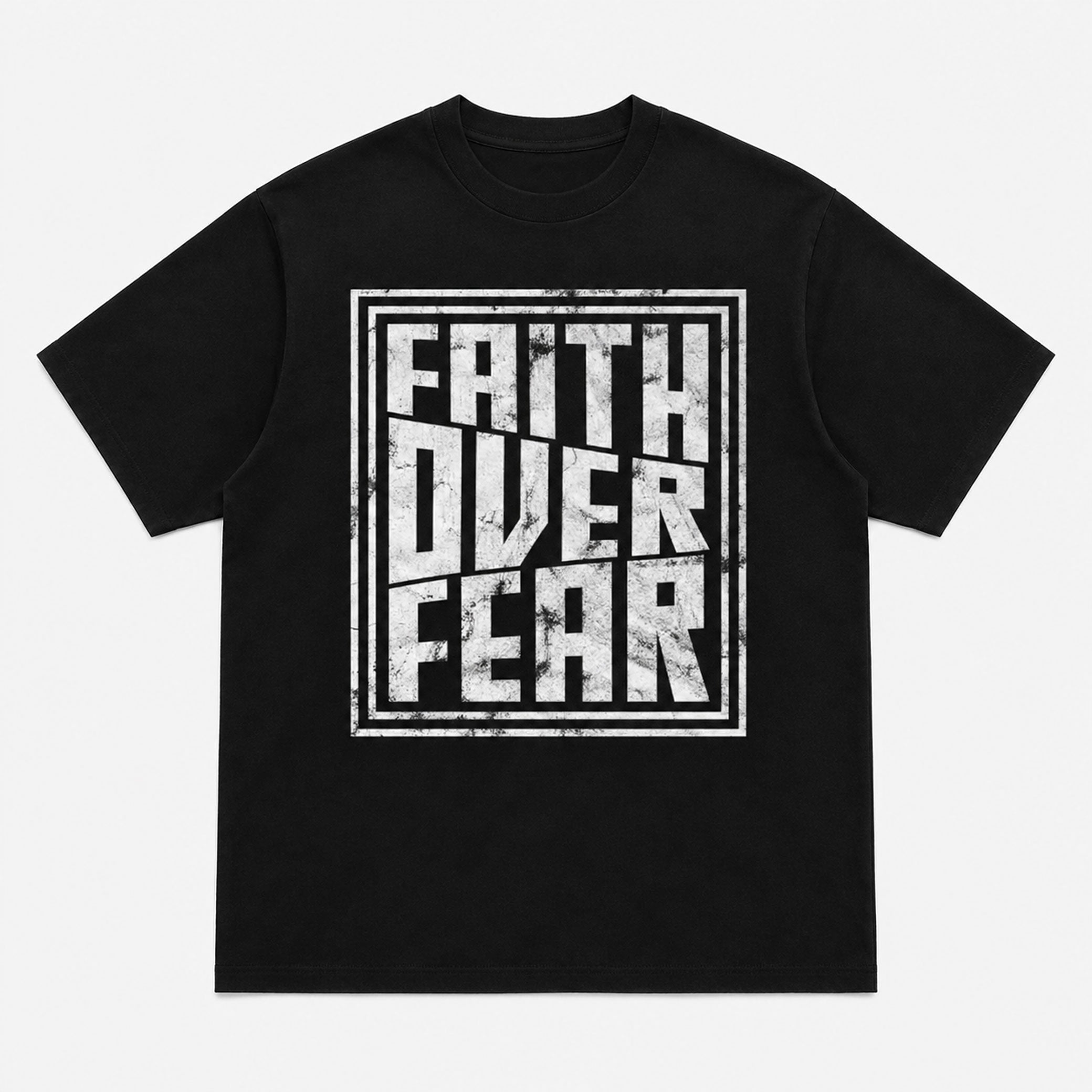 Faith Over Fear Christian Graphic T-Shirt