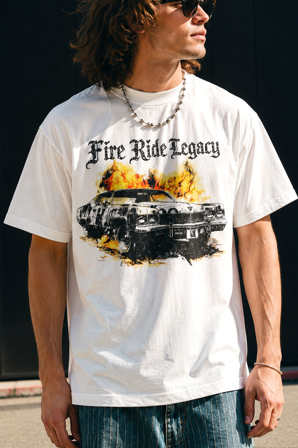 Fire Ride Legacy Vintage Muscle Car Tee