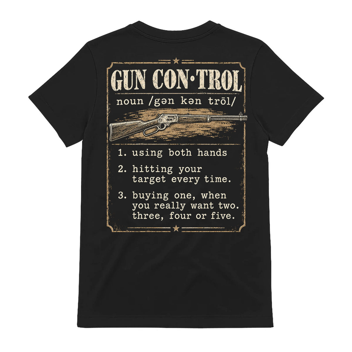 Funny Gun Control Definition T-Shirt