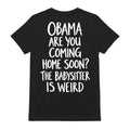Funny Obama Babysitter Weird Quote T-Shirt