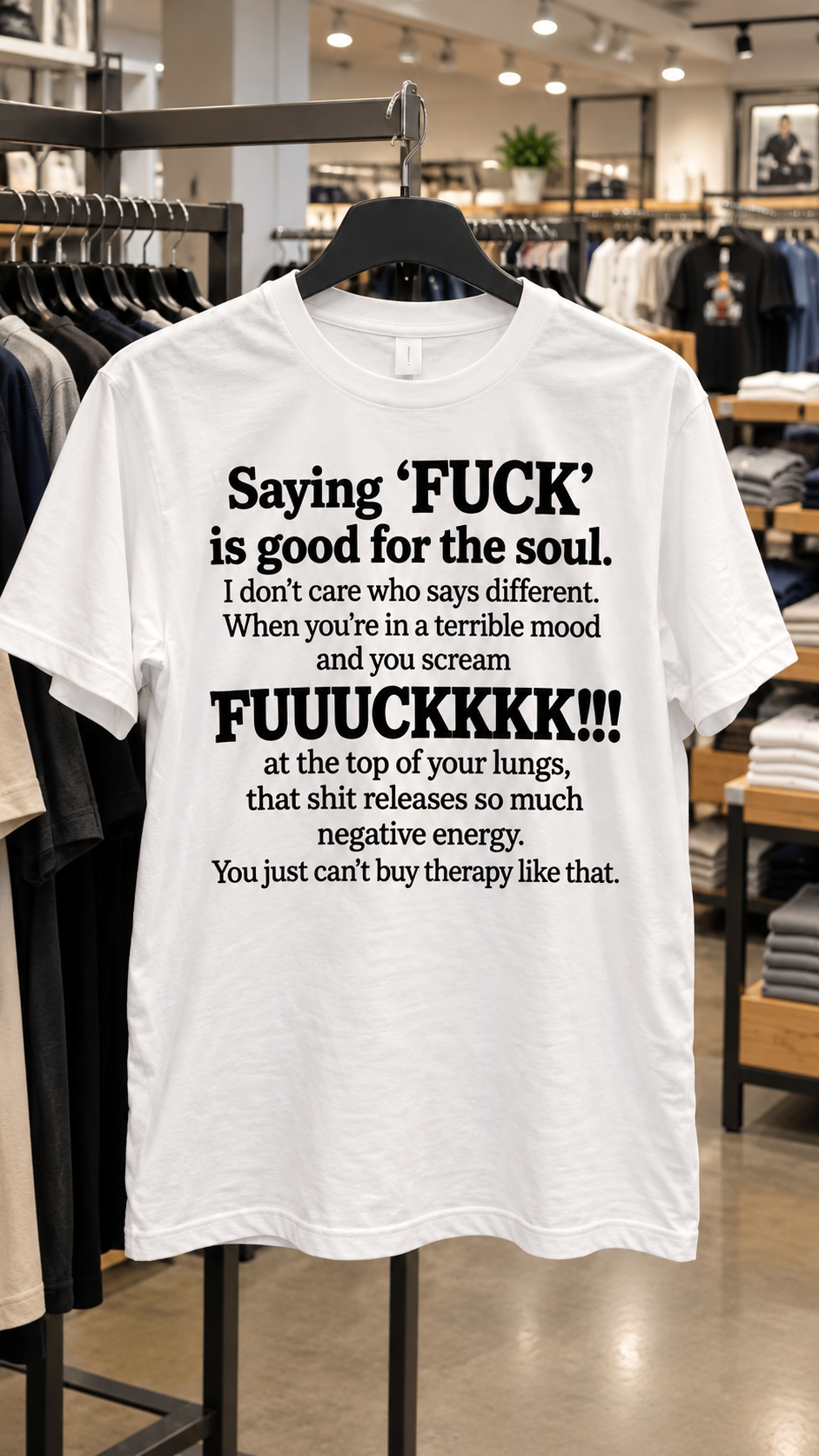Funny Saying Is Good For The Soul T-Shirt