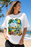 Funny Tropical Vacation Parrot Shirt