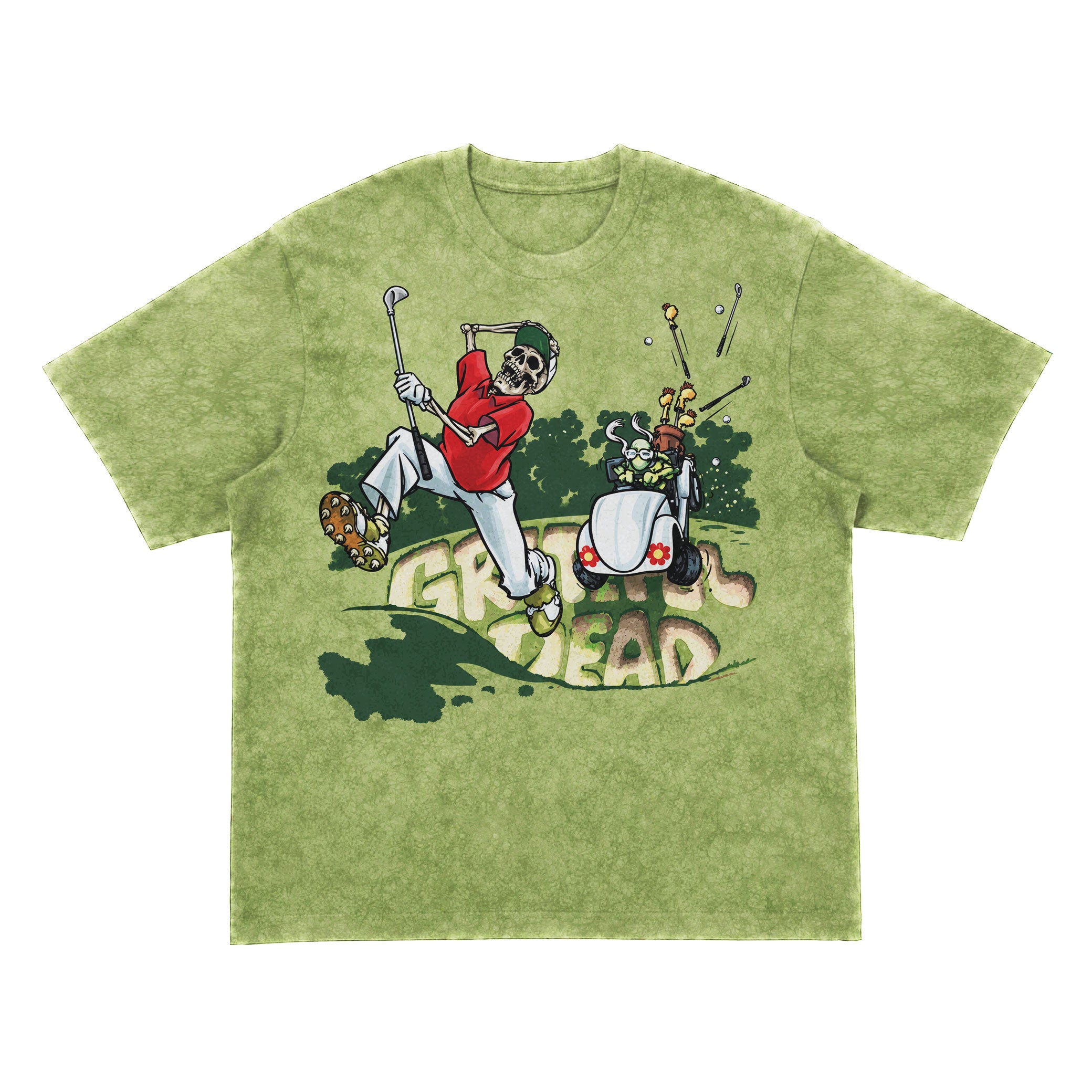 Grateful Dead Skeleton Golfing T-Shirt