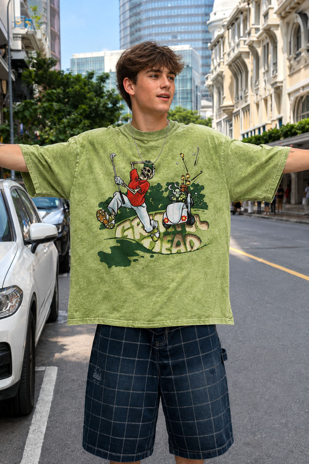 Grateful Dead Skeleton Golfing T-Shirt
