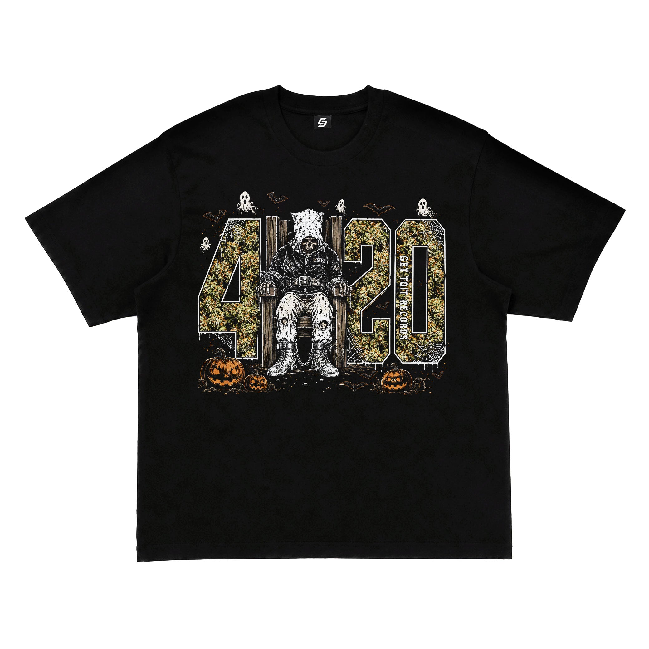 Halloween 420 Skeleton Graphic Shirt