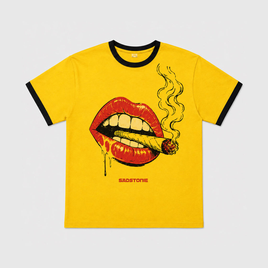 Happy Memories Retro Smoking Graphic T-Shirt