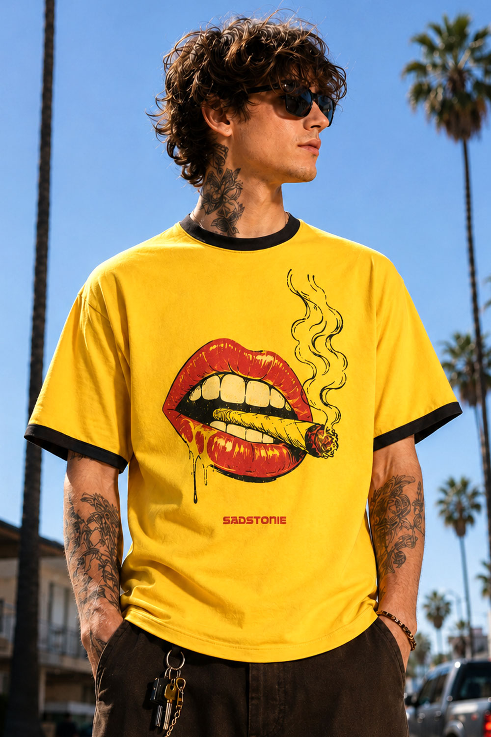 Happy Memories Retro Smoking Graphic T-Shirt