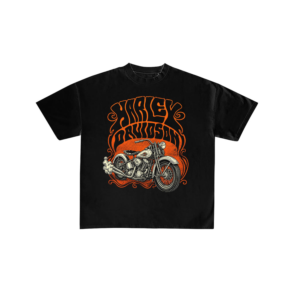 Harley Davidson 70s Psychedelic Chopper Shirt