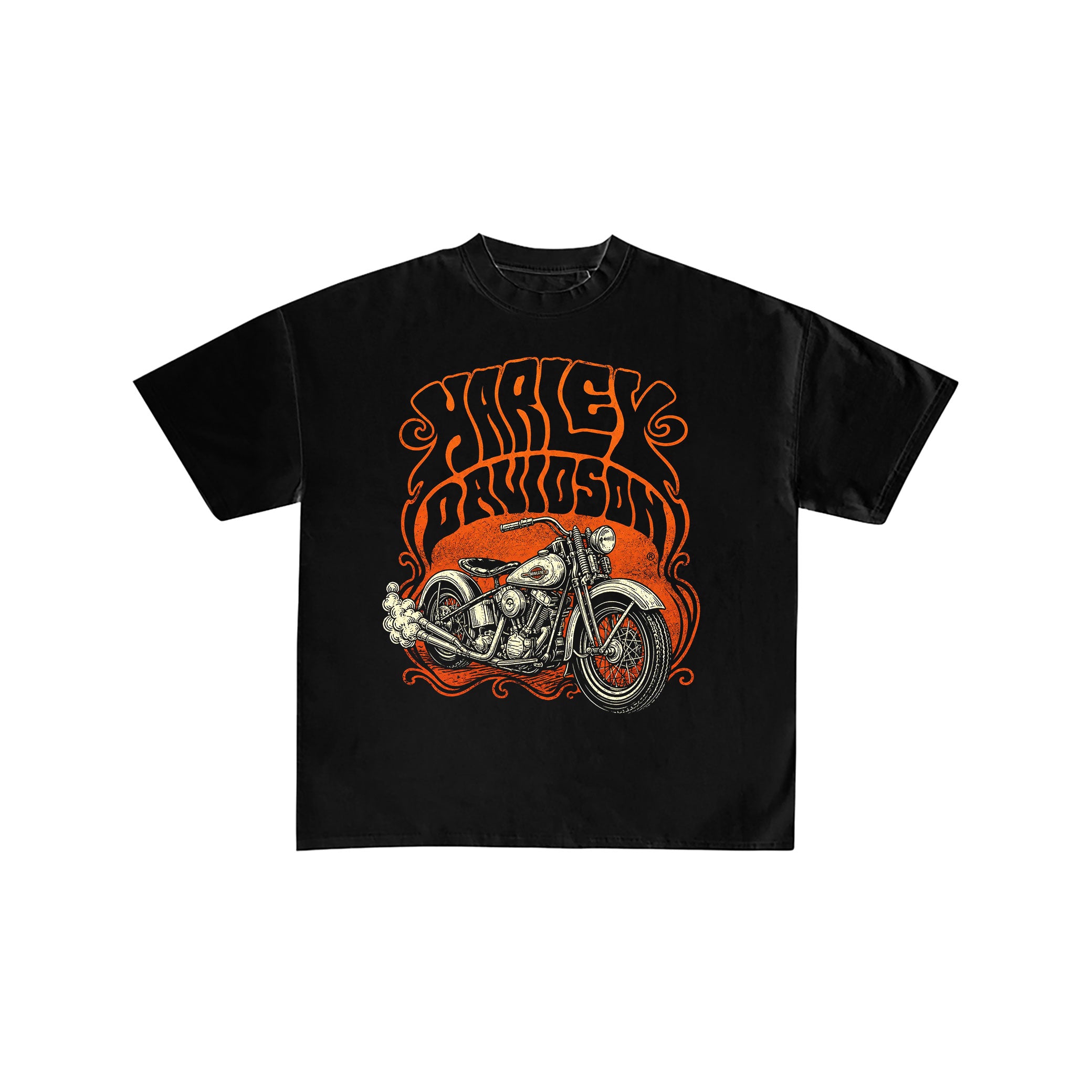 Harley Davidson 70s Psychedelic Chopper Shirt