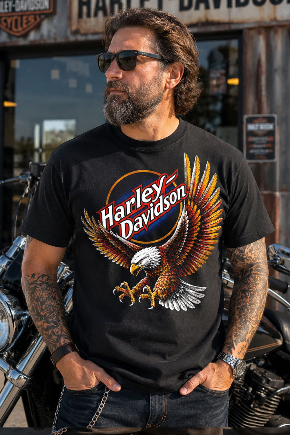 Harley Davidson Soaring Eagle Vintage Tee