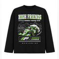High Friends Smoke Racing Club Long Sleeve Tee