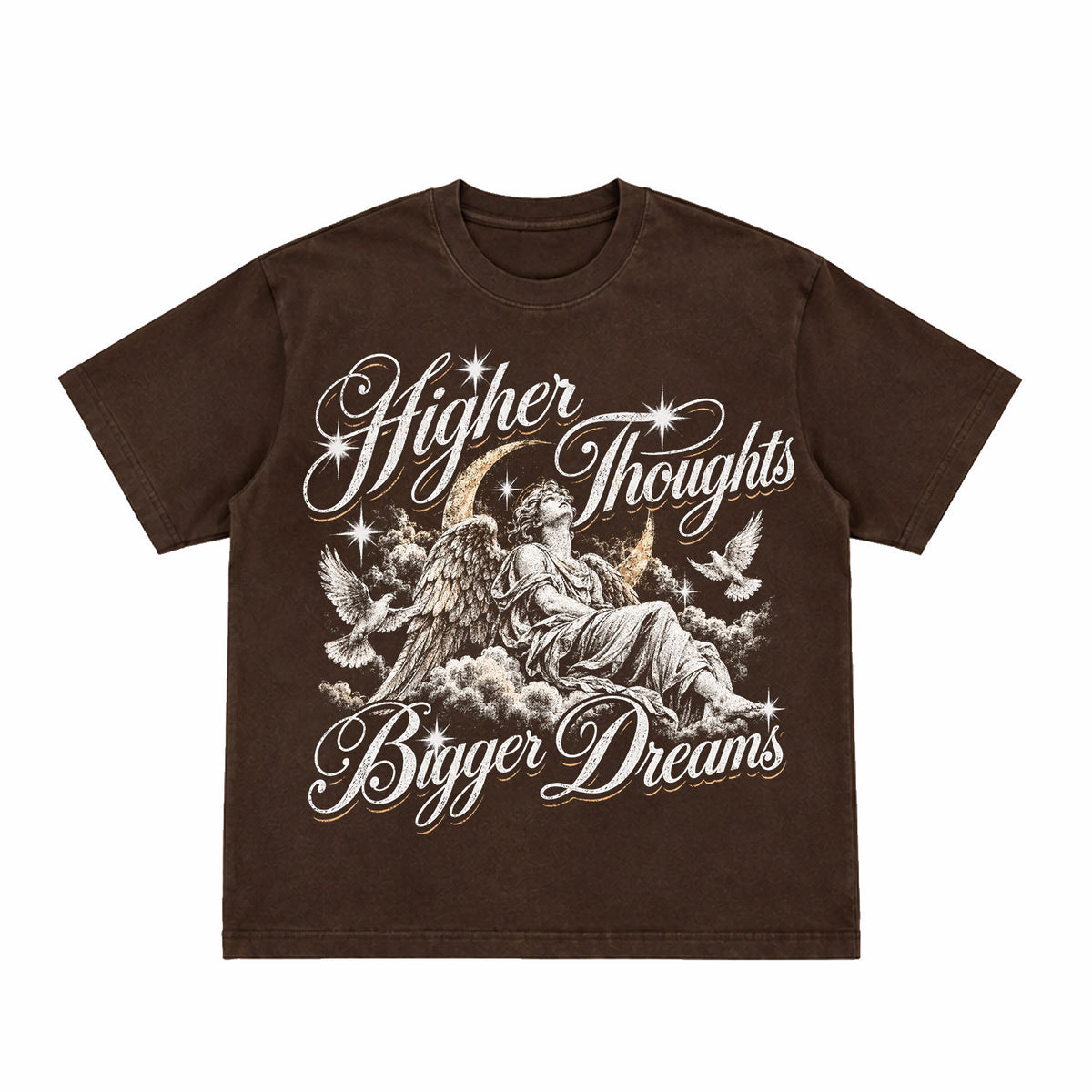 Higher Thoughts Bigger Dreams Angel T-Shirt