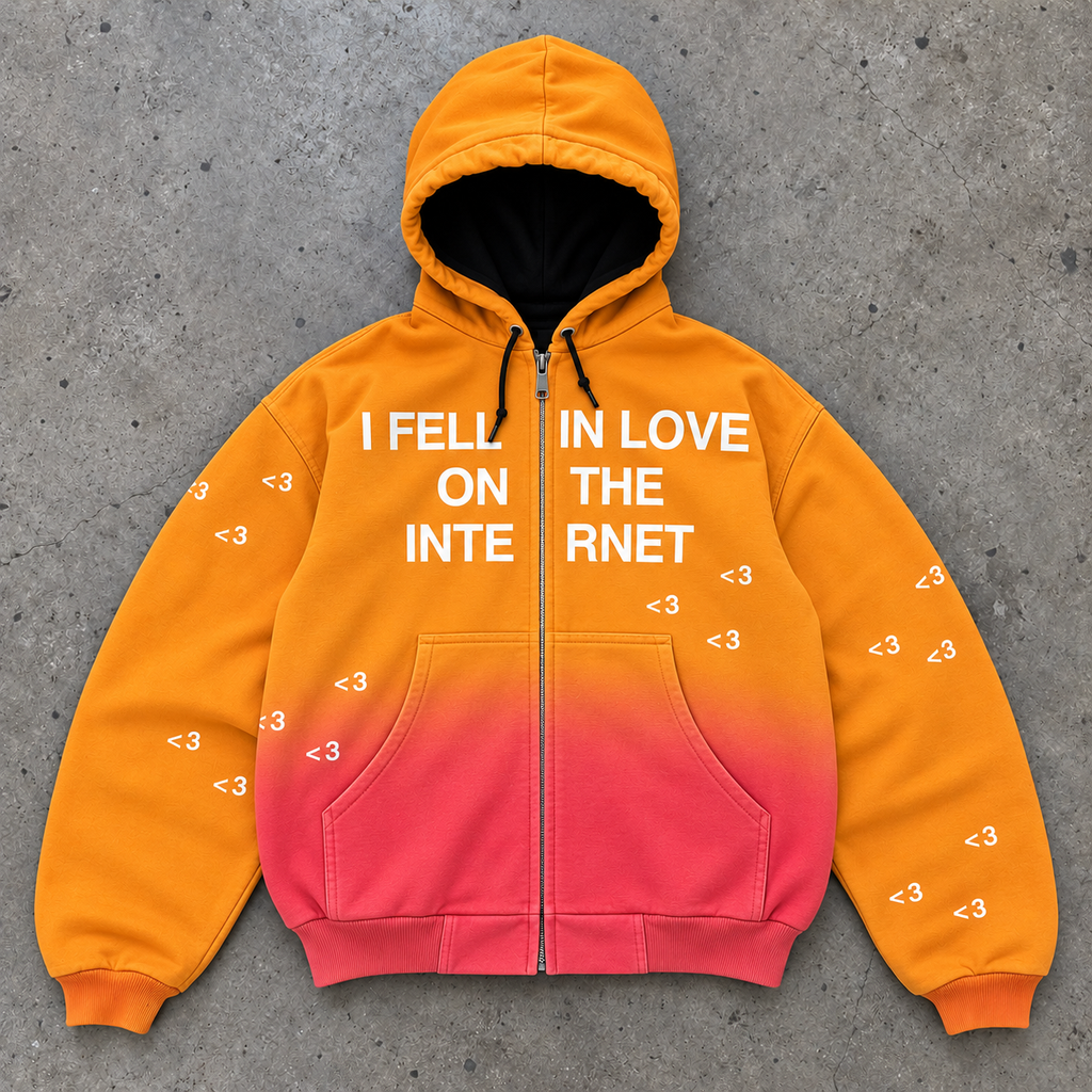I Fell In Love On The Internet Gradient Hoodie