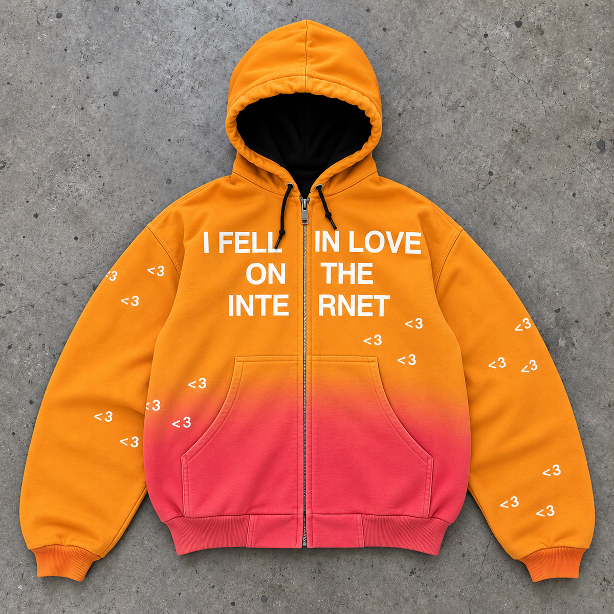 I Fell In Love On The Internet Gradient Hoodie