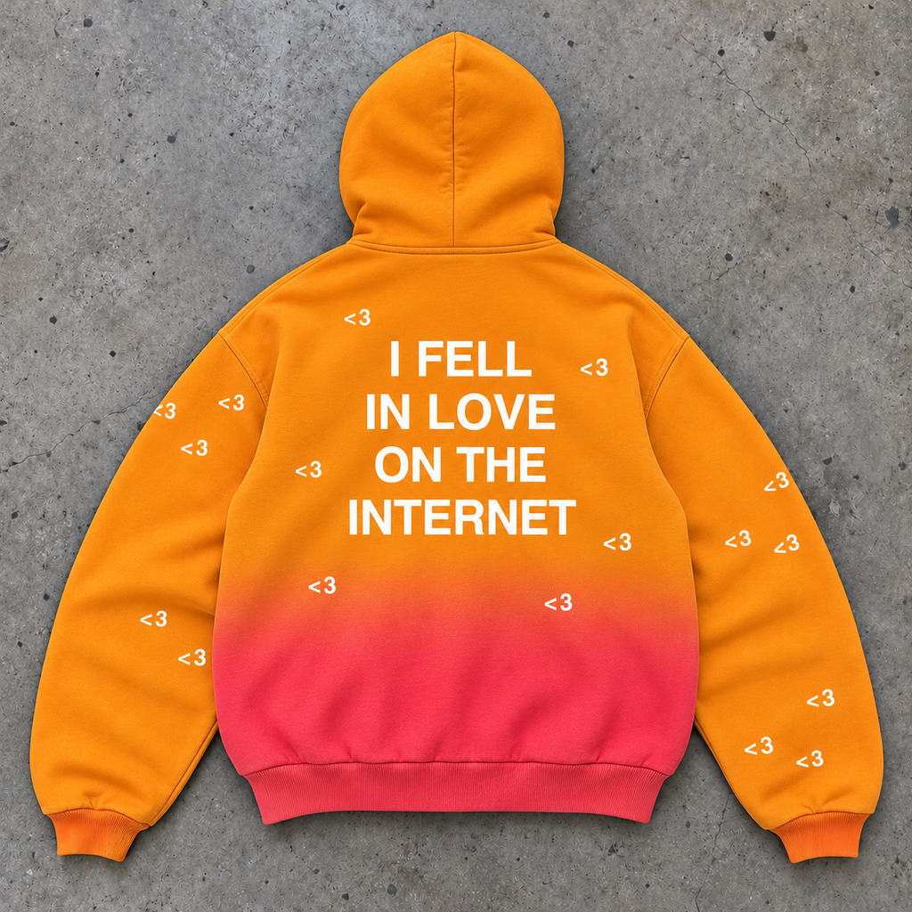 I Fell In Love On The Internet Gradient Hoodie