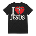 I Love Jesus Heart Cross T-Shirt