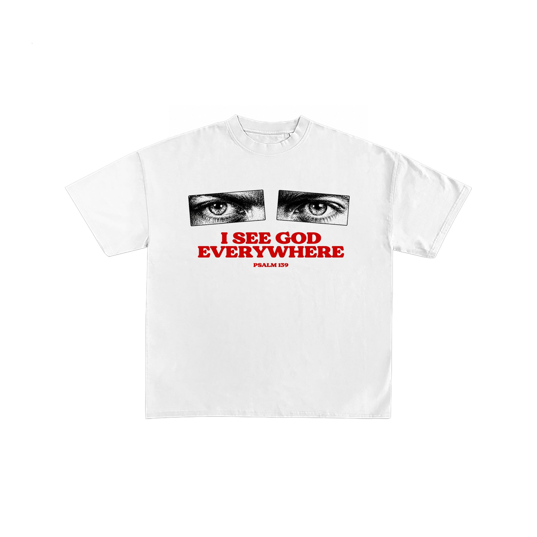 I See God Everywhere Psalm 139 Vintage Tee