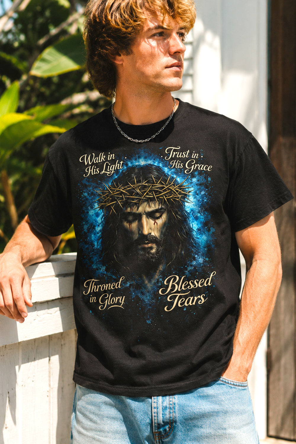 Jesus Walk in His Light Graphic Tee