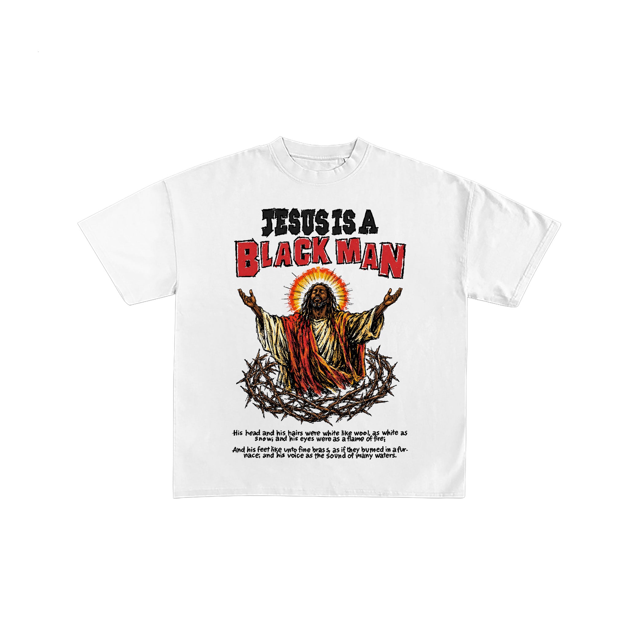 Jesus Is A Black Man Vintage Christian Tee