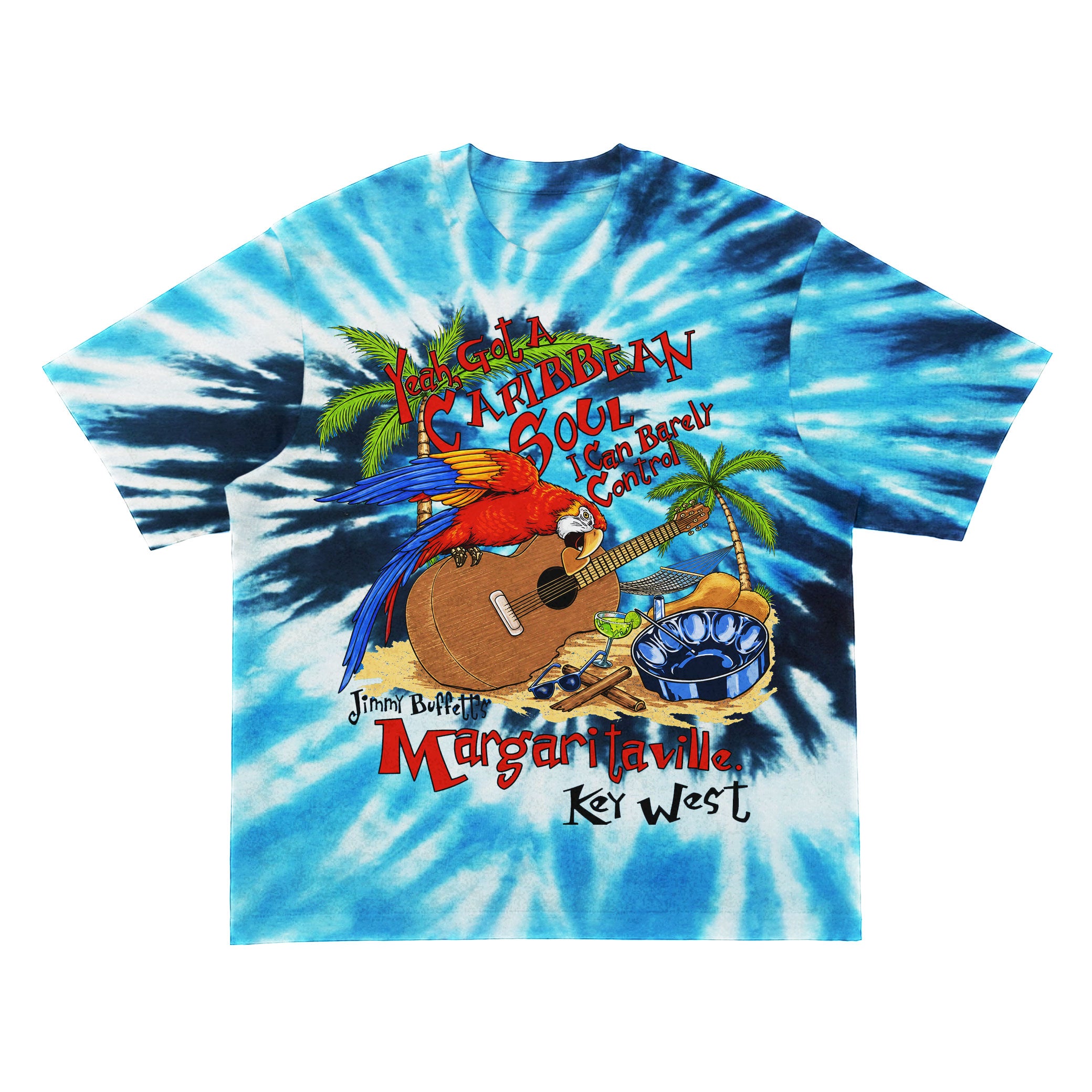 Jimmy Buffett Caribbean Soul Tie Dye Shirt