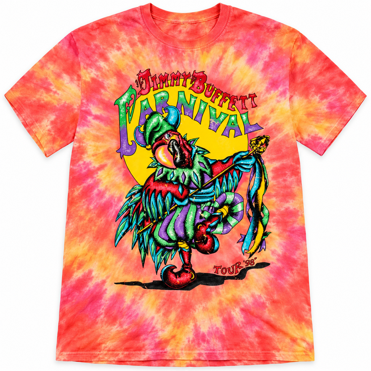 Jimmy Buffett Carnival Tour 98 Tie Dye Shirt