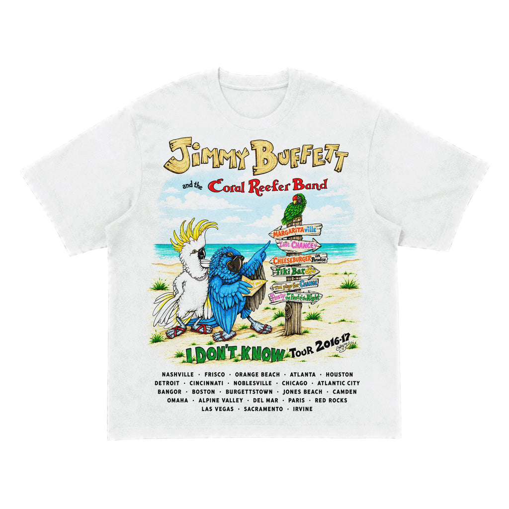 Jimmy Buffett I Don't Know Tour Shirt