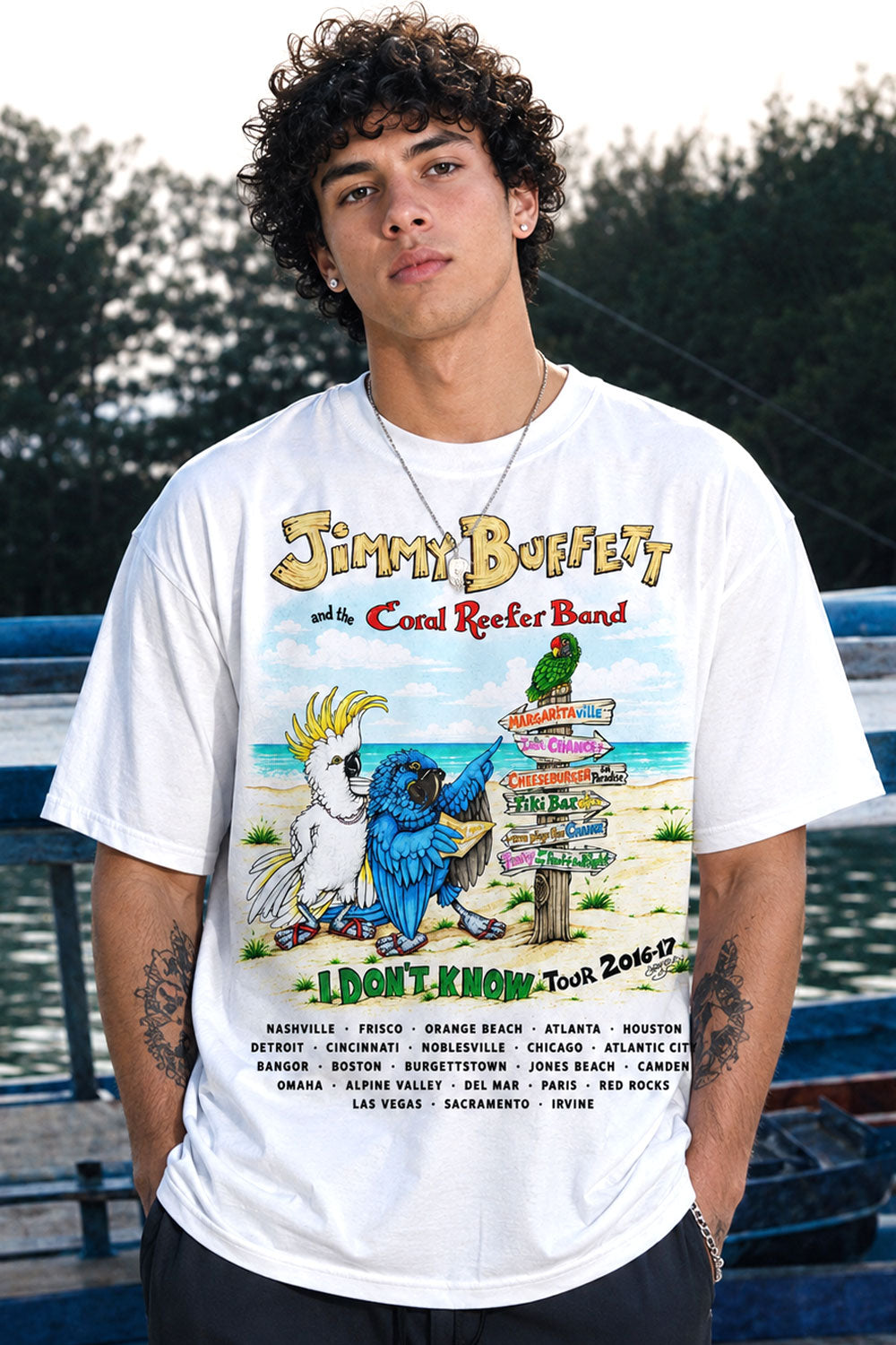 Jimmy Buffett I Don't Know Tour Shirt
