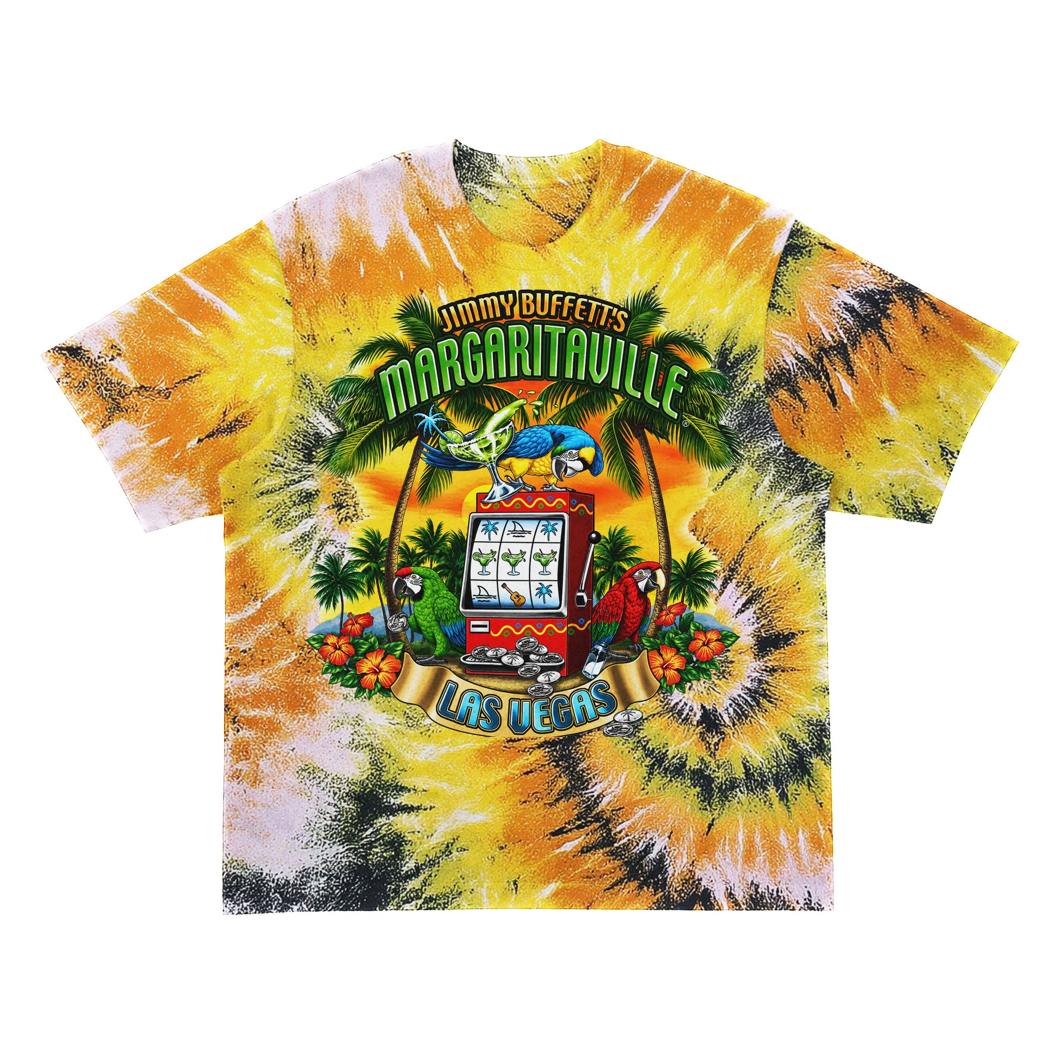 Jimmy Buffett Margaritaville Las Vegas Tie Dye Shirt