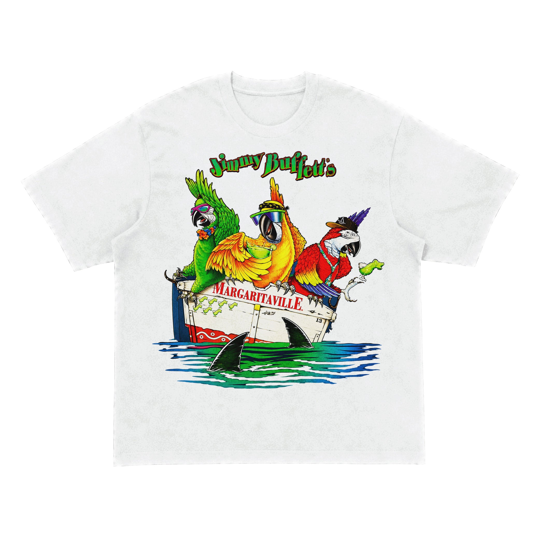 Jimmy Buffett Margaritaville Parrots Shirt