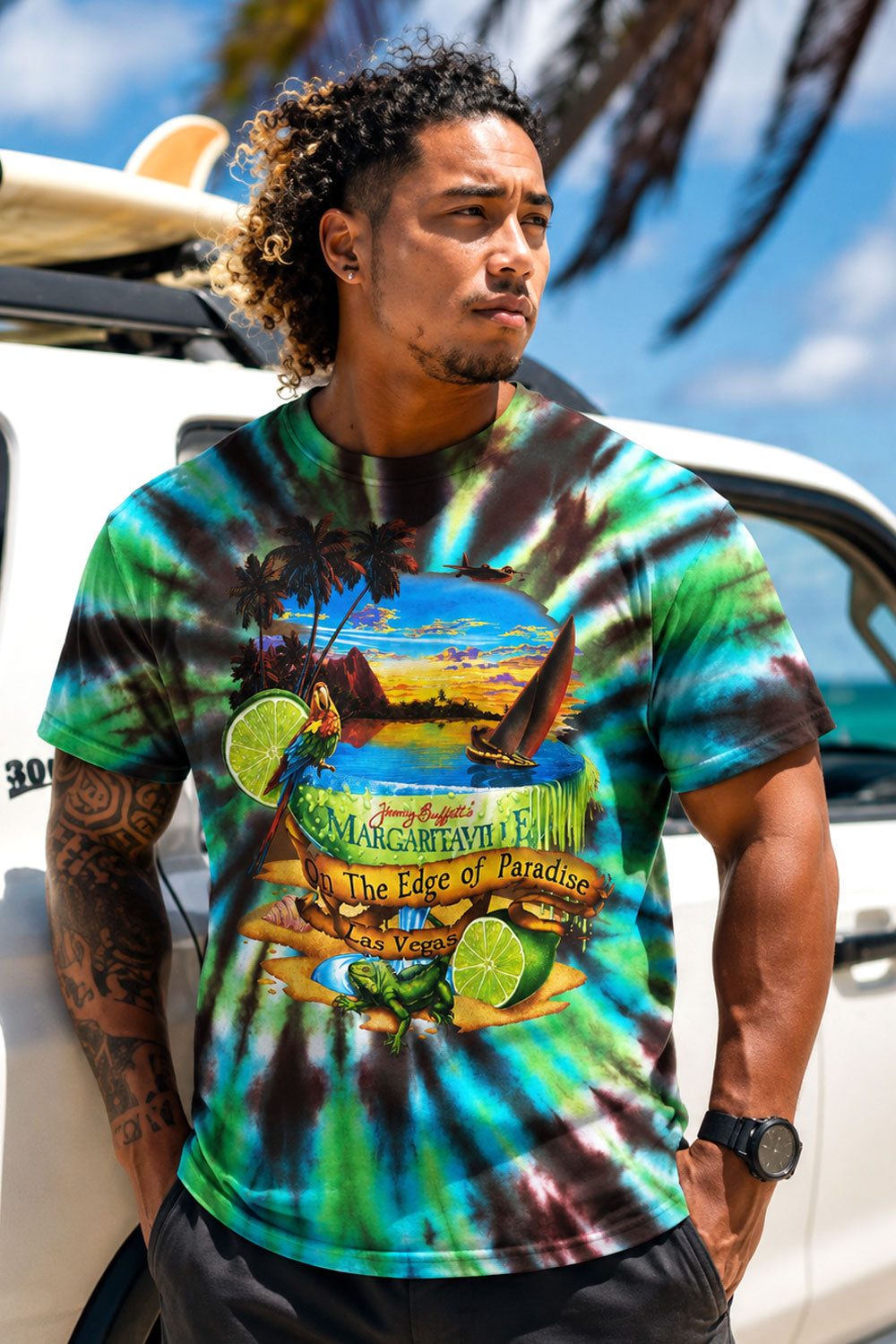 Jimmy Buffett Margaritaville Tie Dye T-Shirt