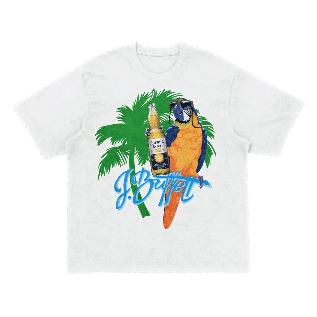 Jimmy Buffett Parrot Beer Tropical T-Shirt