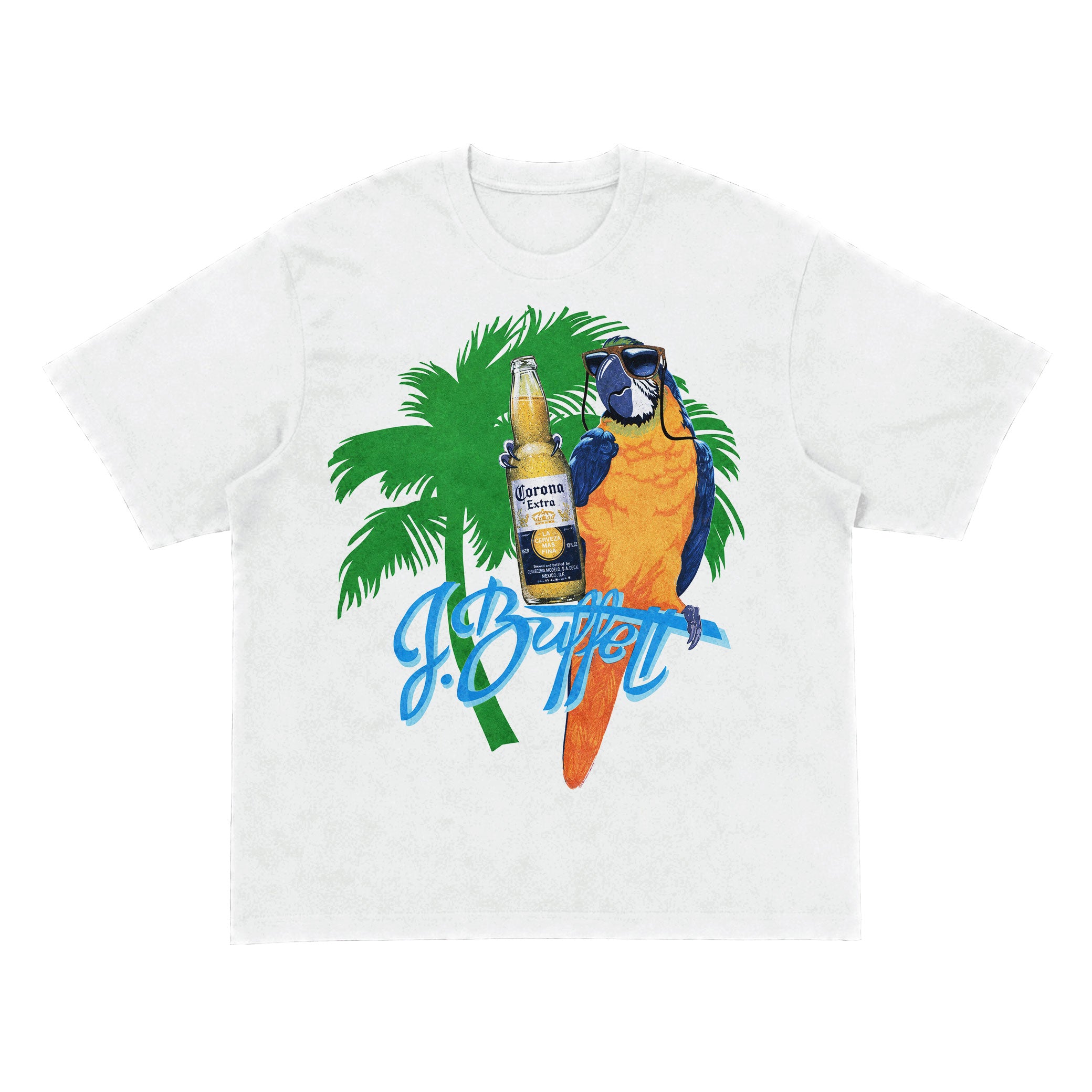 Jimmy Buffett Parrot Beer Tropical T-Shirt