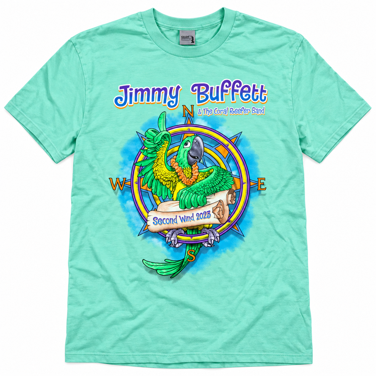 Jimmy Buffett Tour 2023 Map T-Shirt