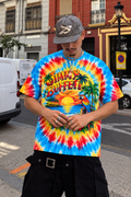 Jimmy Buffett Tropical Beach Parrot Tie Dye Shirt