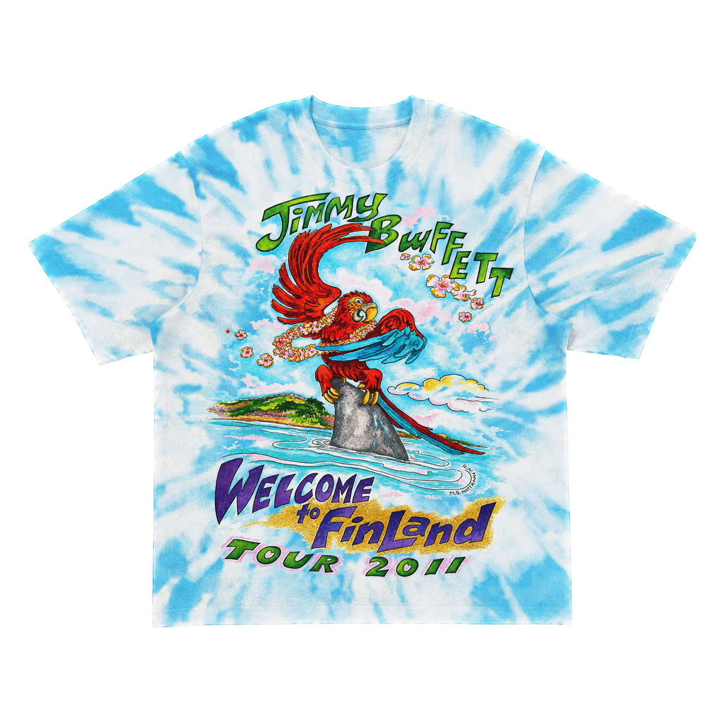 Jimmy Buffett Welcome To FinLand Tie Dye Shirt