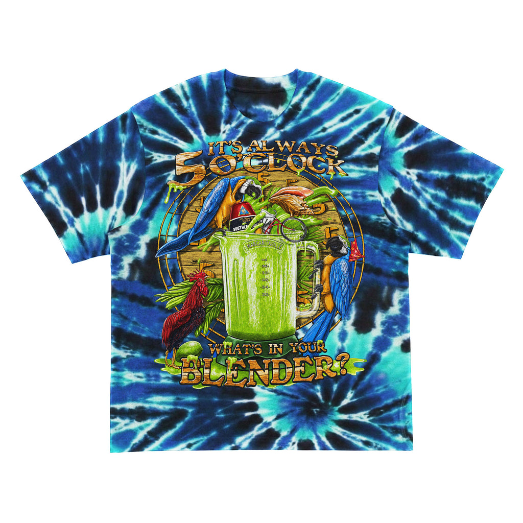 Jimmy Buffett Whats In Your Blender Tie Dye Shirt