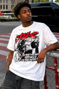 Jus Move Value Money White Graphic Tee