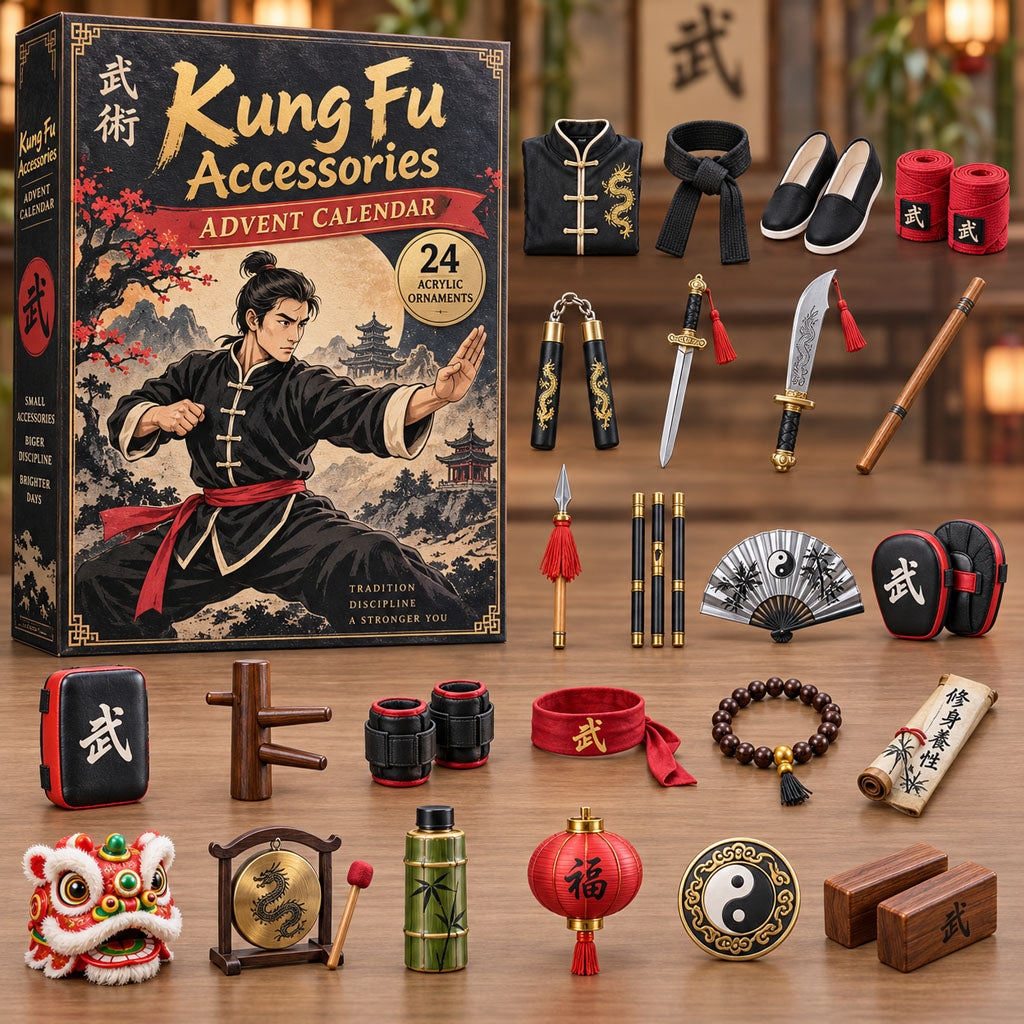 Kung Fu Accessories 24-Day Acrylic Ornament Advent Calendar