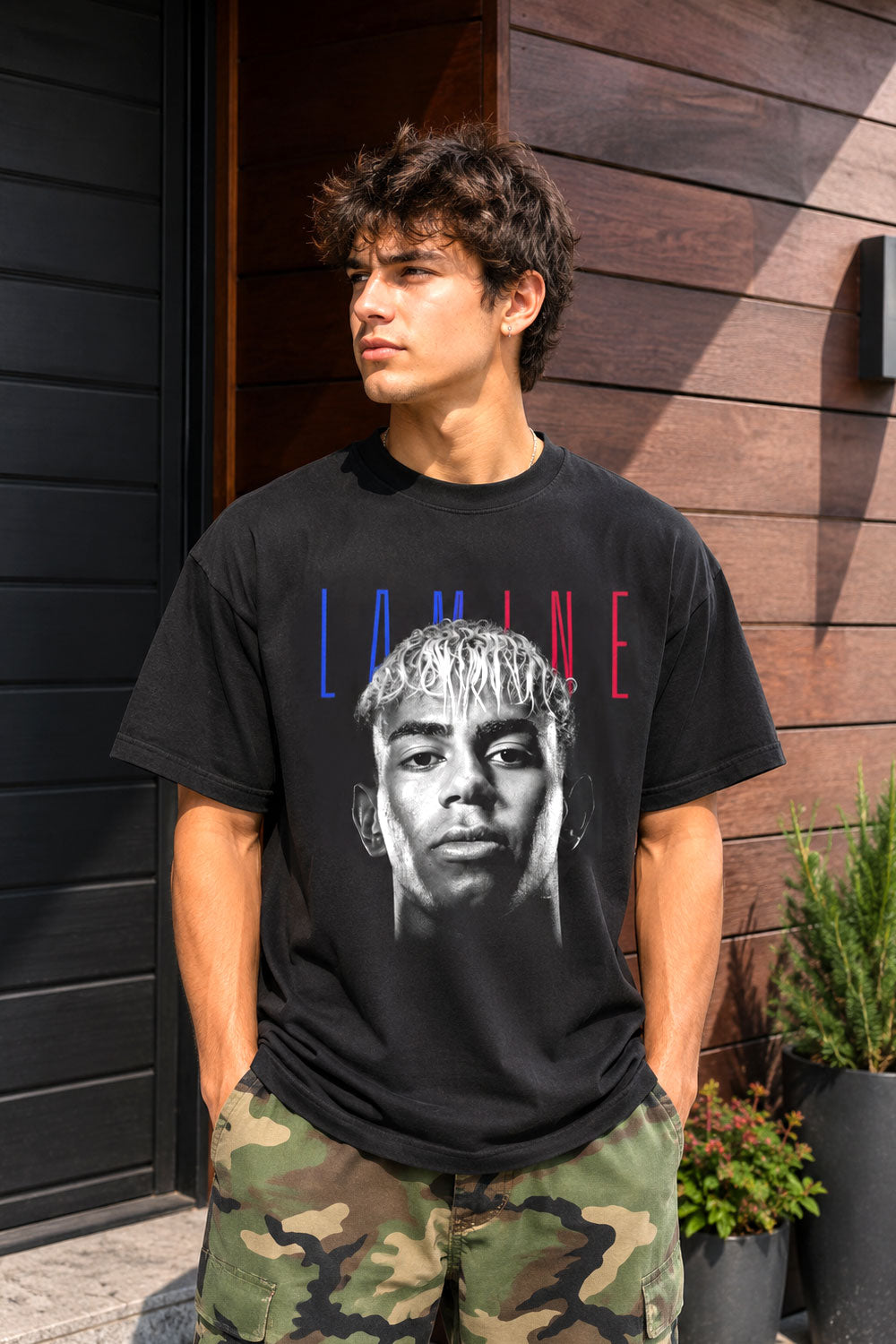 Lamine Yamal Vintage Streetwear T-Shirt