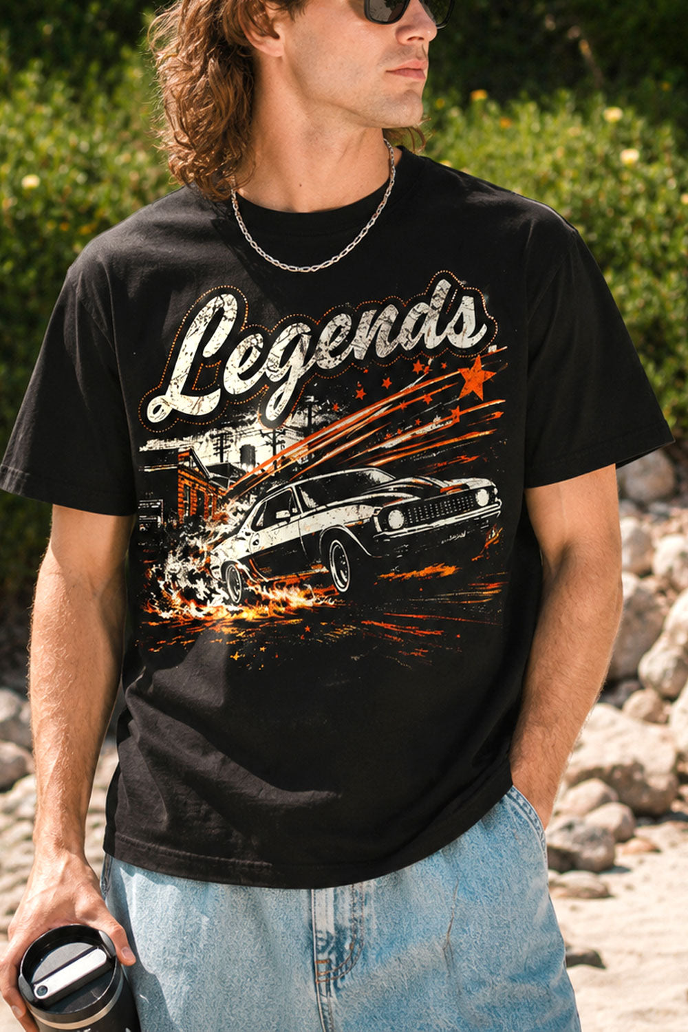 Legends Vintage Muscle Car Graphic Tee