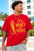 Mc Money Not Friends Graphic T-Shirt