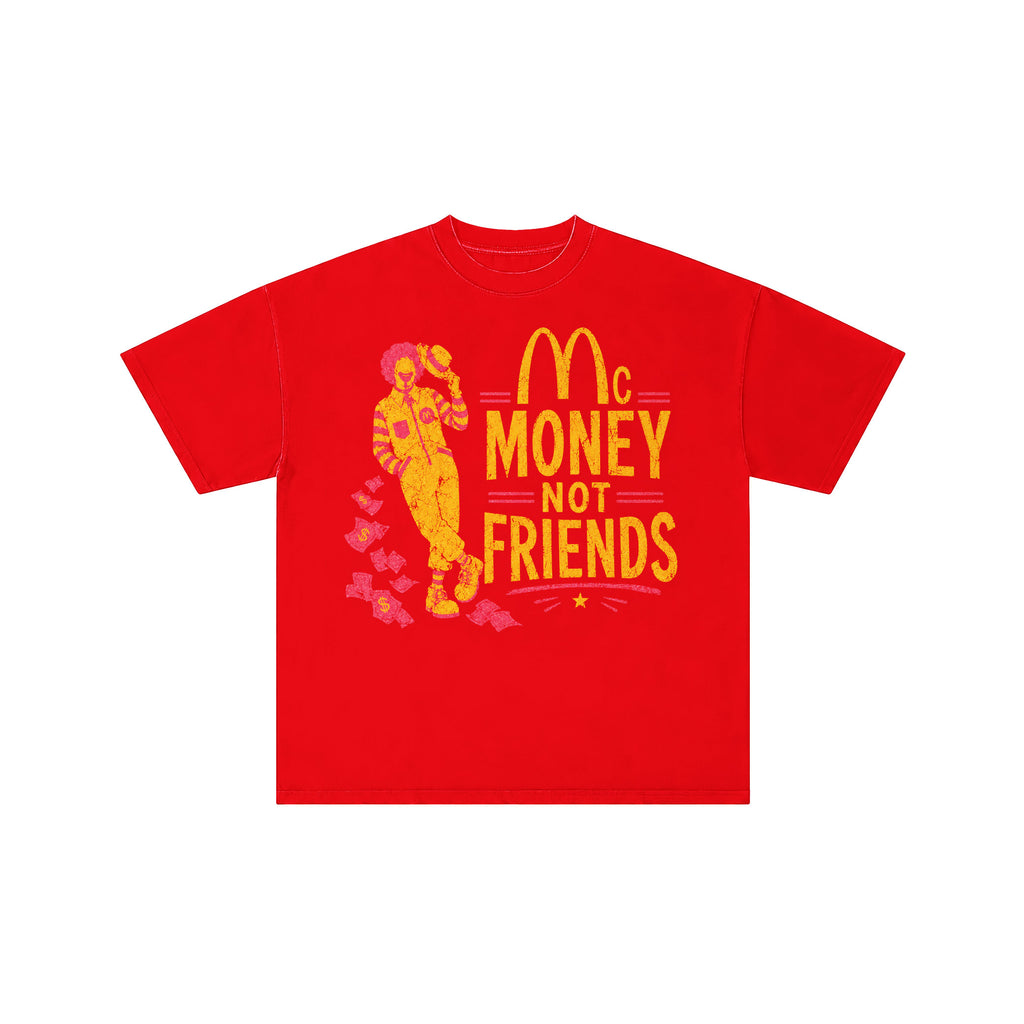Mc Money Not Friends Graphic T-Shirt