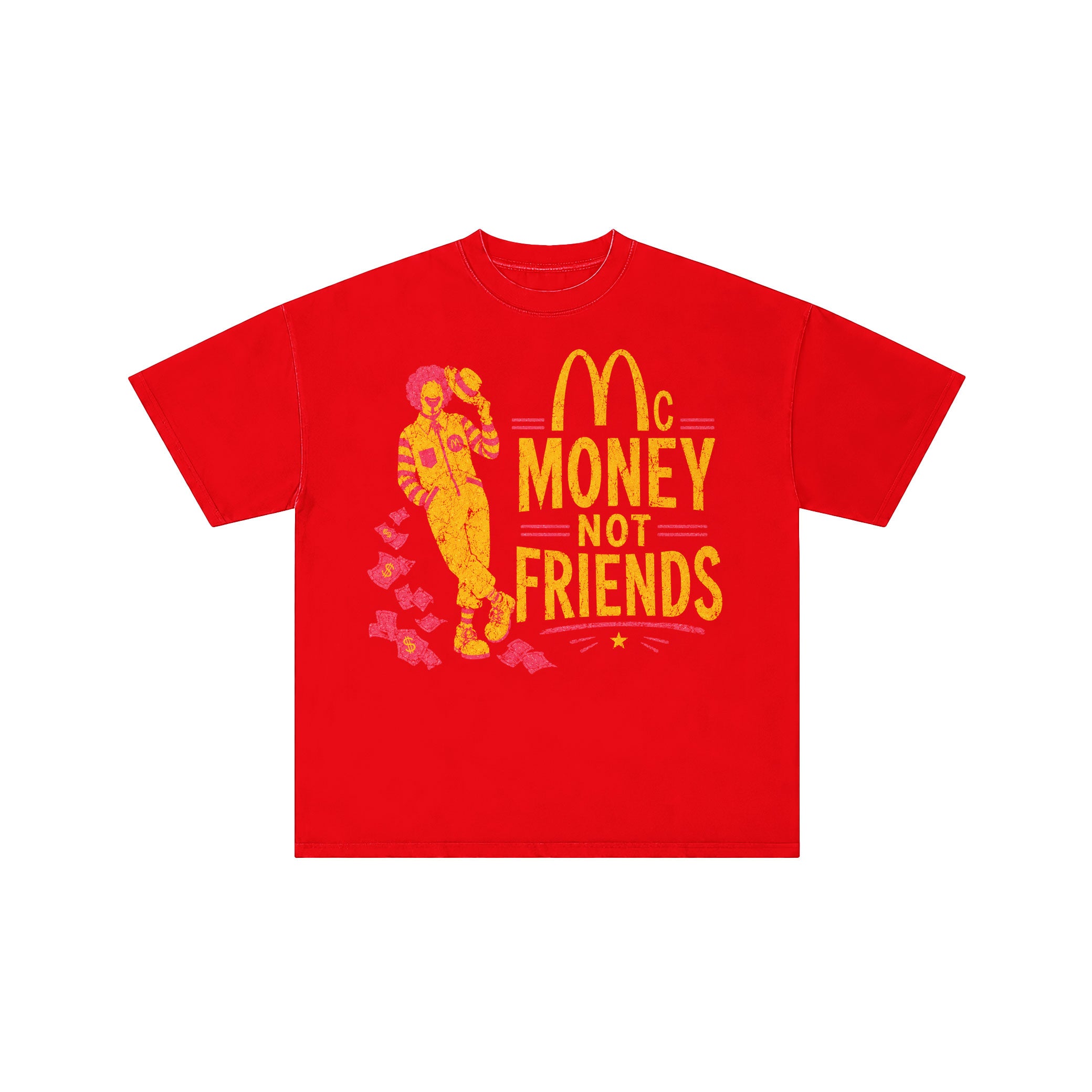 Mc Money Not Friends Graphic T-Shirt