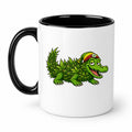 Funny Weed Gator Ceramic Coffee Mug