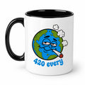 Funny 420 Earth Ceramic Coffee Mug